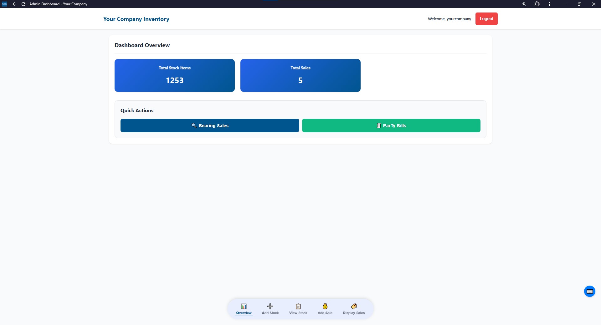 Dashboard Overview